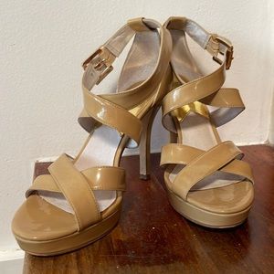 Patent Leather MICHAEL Micheal Kors Strappy Heels